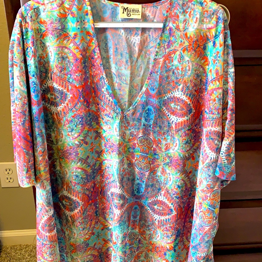 “Show Me Your MuMu” multi-colored tunic